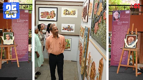 Check out the art works by students of the Goa College of Art, Altinho, Panjim.