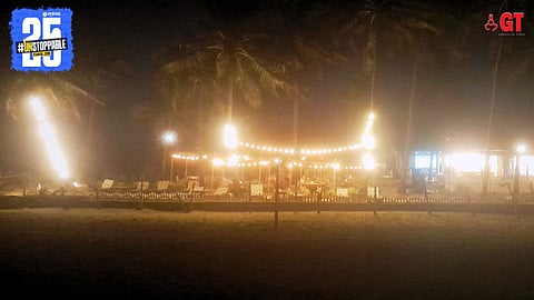 Shacks in South Goa are experiencing the effects of summer.
