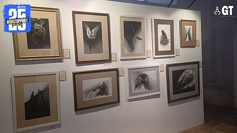 The charcoal art works of Rudi D'Silva.