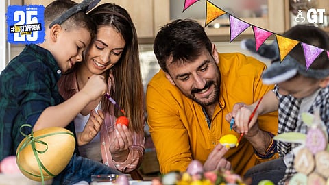 Family dinner and lunch is an important part of Easter celebrations.