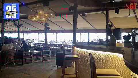 A shack on a Goan beach.