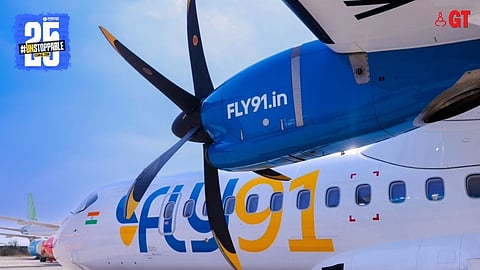 FLY91 has become India’s first regional airline to purchase two ATR aircraft.