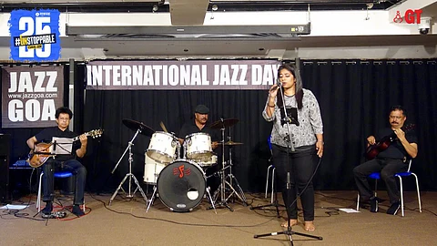Attend a jazz concert at Jardim Garcia de Orta, Panjim, on April 30, 2025.