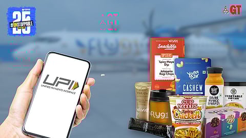 FLY91 offers digital payment options for meals at check-in counters, boarding gates and through the seat-back pocket onboard the aircraft.