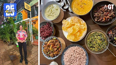 Lisa Sadanah (left) has been serving Sri Lankan delicacies (right) since 2023 at The Jaffna Jump.