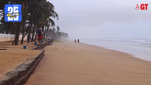 Vast stretches of unspoilt, empty beaches draw tourists to South Goa.