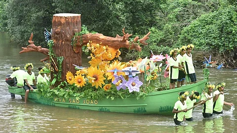 'Kopels' are an important element of Sao Joao in Goa.