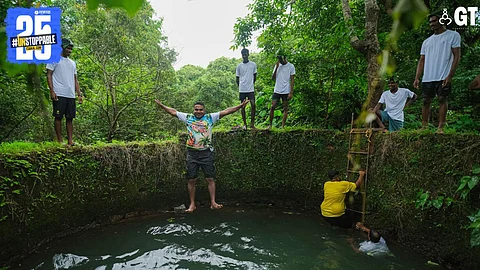 The Colaco family members celebrate Sao Joao in Raia the traditional way.