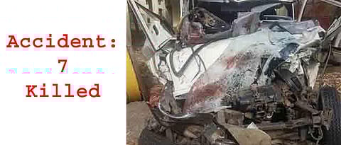 Seven killed jeep-truck collision near Ahmednagar