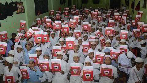 Madrasa children learn fire safety through fun ways