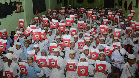 Madrasa children learn fire safety through fun ways 