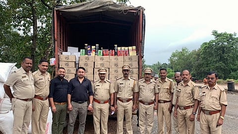 Pernem Excise Department seized a consignment of 300 boxes of beers and foreign-made liquor, worth Rs 12 lakhs at Patra Devi check post in the early of Thursday.