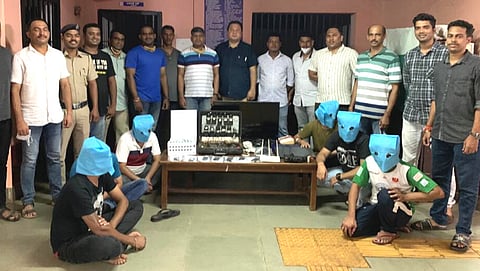 Vasco police busted a IPL betting racket gang on Thursday midnight, September 23,