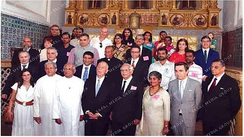 Portuguese President visits churches in Old Goa