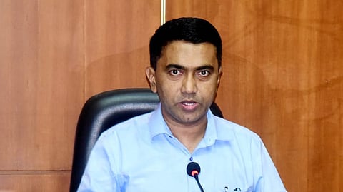 CM Pramod Sawant speaking to media post cabinet meeting