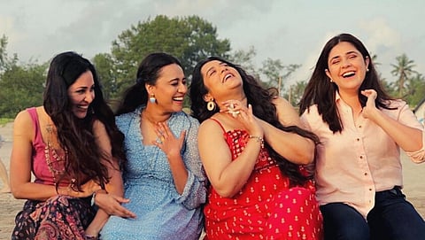 Actors Swara Bhasker, Shikha Talsania, Meher Vij and Pooja Chopra finished shooting for their upcoming movie "Jahaan Chaar Yaar"