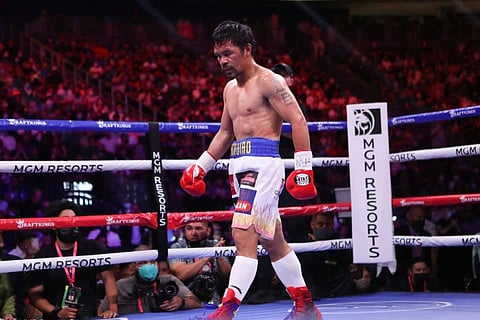 Pacquiao quits boxing to focus on Philippine presidential race