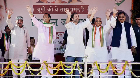Nitish has joined hands with communal forces for his personal politics: Rahul