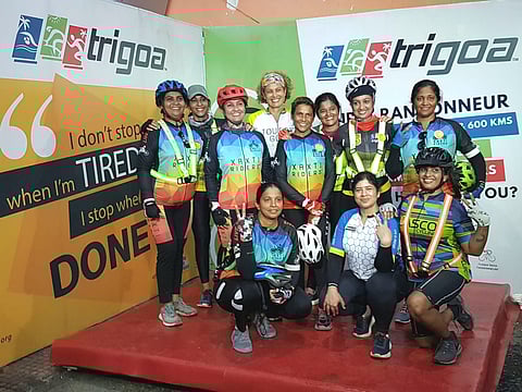 There were 16 women among the 96 competitors who completed the ride