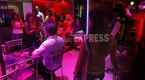 The Dance Bar Regulation Bill prohibits serving liquor in performance areas.