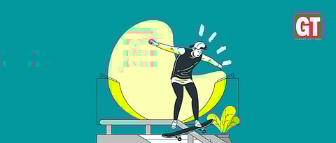 Before the 2020 Tokyo Olympics, skateboarding was part of the Asian Games in 2018. (Gomantak Times)