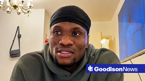 Everton target Chibuike Nwaiwu in an interview.