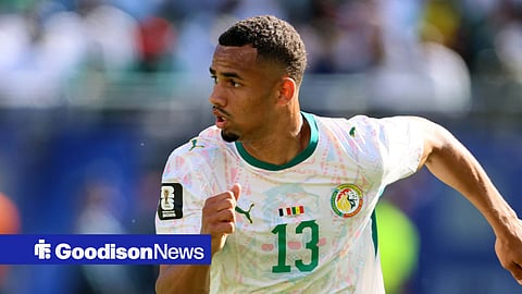 Iliman Ndiaye in World Cup action for Senegal