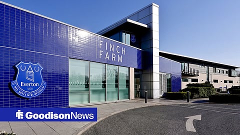 Everton's training centre, Finch Farm, in the sunlight.