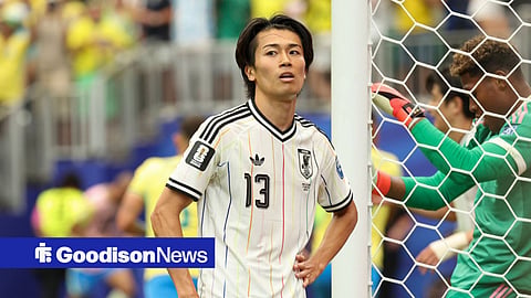 Everton target Keito Nakamura in action for Japan