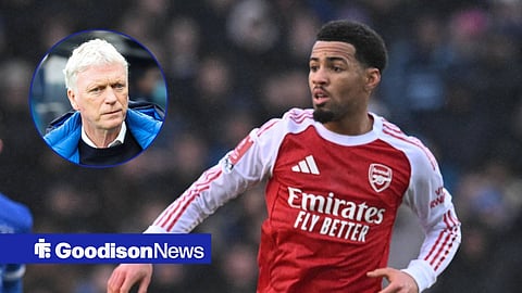 Everton manager and Arsenal's Ethan Nwaneri, who is playing against Portsmouth FC.