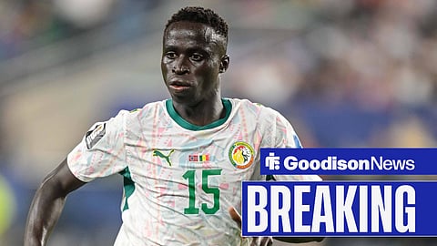 Krepin Diatta playing for Senegal at the FIFA World Cup 2026 vs Norway.
