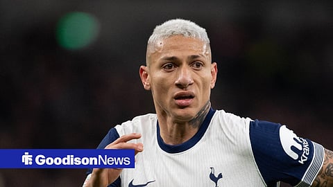 Richarlison in action for Tottenham Hotspur