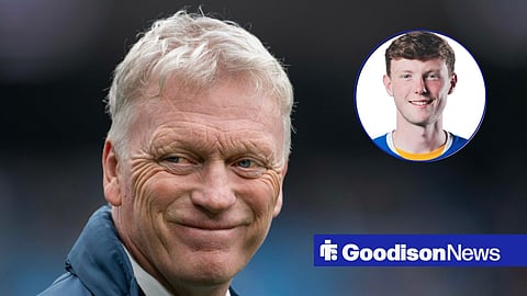 Everton boss David Moyes and Jack Patterson