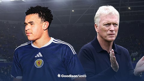 Everton gem Kai Hutchison and David Moyes