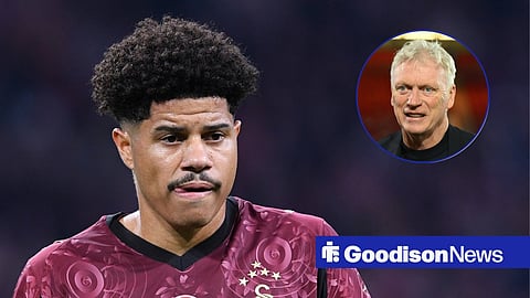 Gabriel Sara and Everton boss David Moyes