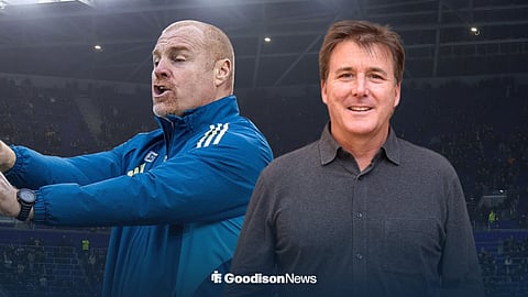 Sean Dyche and Everton owner Dan Friedkin