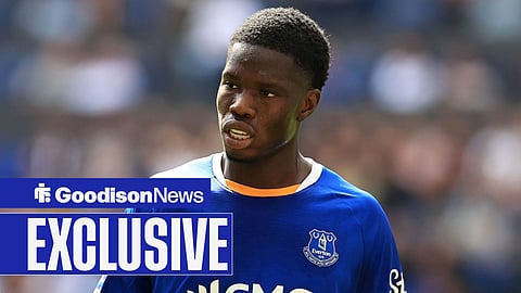 6th September 2026 Hill Dickinson Stadium, Liverpool, England Premier League Football, Everton versus Manchester United, ManU Thierno Barry of Everton