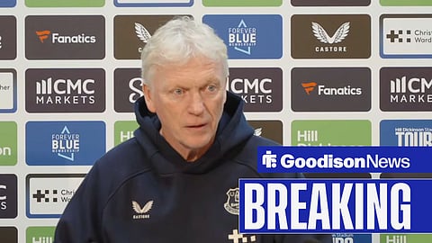 David Moyes in Everton press conference