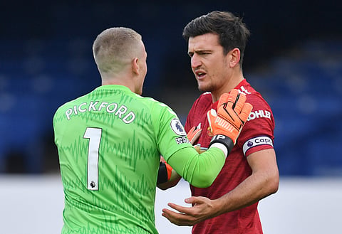 Harry Maguire doesn't think Man United should have had penalty v Everton