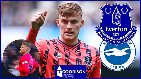 Everton centre-back Jarrad Branthwaite. Courtesy - Premier League World Feed