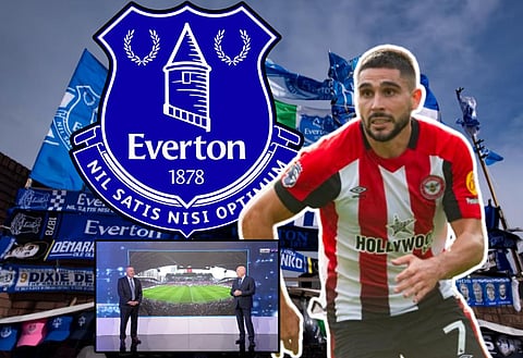 Keys and Gray took major issue with Maupay after Everton struggles. Credit beIN Sports via X.
