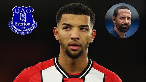 Rio Ferdinand messages Everton loanee Mason Holgate as Sheffield United man suffered racist abuse
