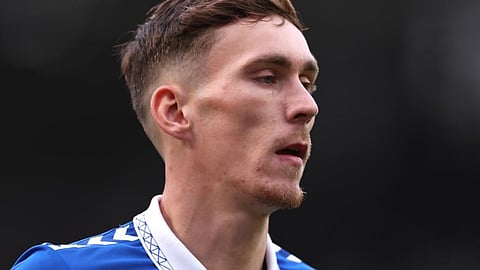 Everton midfielder James Garner