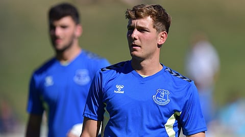 Lewis Warrington is back at Everton