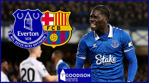 Everton midfielder Amadou Onana has been subject to interest from Barcelona