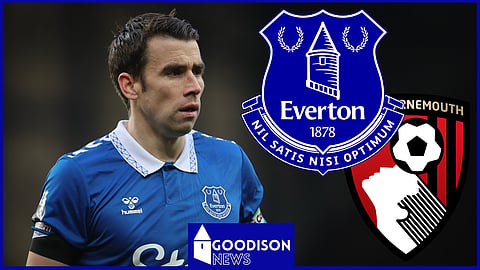 Everton defender Seamus Coleman scored an own goal v Bournemouth