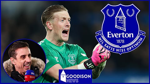 Gary Neville has made comments on Everton star Jordan Pickford. Credit: Sky Sports