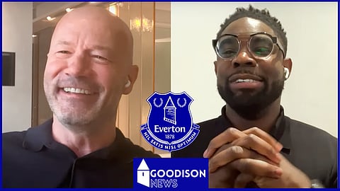 Micah Richards and Alan Shearer have discussed Everton. Credit: The Rest Is Football