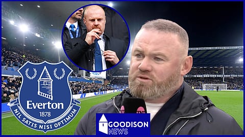 Wayne Rooney has spoken about the job Sean Dyche has done at Everton.