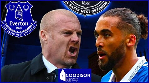 Sean Dyche has dropped Dominic Calvert-Lewin from Everton's starting XI